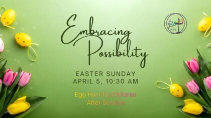 Easter Service Sunday Apr 5th with an egg hunt after